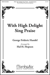 With High Delight Sing Praise Two-Part Mixed choral sheet music cover